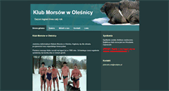 Desktop Screenshot of olesnica.morsy.pl