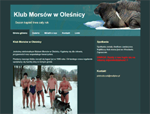 Tablet Screenshot of olesnica.morsy.pl