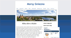 Desktop Screenshot of gniezno.morsy.pl